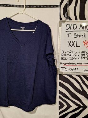 NWT Old Navy Shirt. Navy Blue, XXL